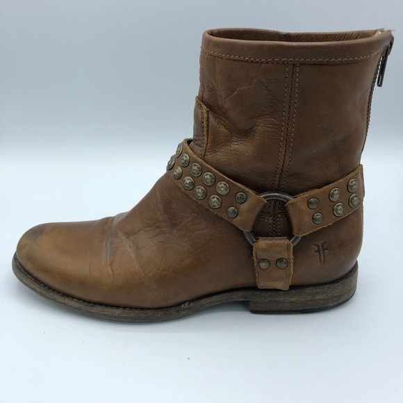 frye harness ankle boots